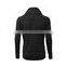 Black high quality women rash guard with front zip