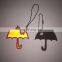 Promotion gifts reflective metal keychain/hanger