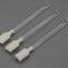 LATEST DOUBLE HEADED FOAM SWABS WITH WHITE PLASTIC HANDLE