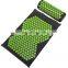 Natural eco friendly cotton and linen plastic spikes foot acupressure mat with label