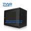 Hot Sell Black 6U 9U 12U 15U 18U 22U Glass Door Network Rack Wall Rack Cabinet