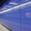 1.0mm Aluminum Veneer Ceiling Red Pattern Tunnel