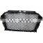 front Bumper grille center honeycomb mesh grill for Audi A3 S3 8V RS3 2014-2016