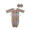 Serpentine pattern sleeping bags sleeping sack kids sleeping gown with headband