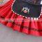A0132#  Baby Girl Summer Red Princess Dress for Girls Beer Festival Party