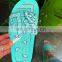 2020 new style  Soft bottom cashew satin slippers Summer New Printed Thickbottomed fashion sandals