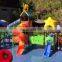 2020 Commercial Plastic Outdoor Kids Playground Slide For Sale