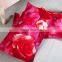 3D Flowers Bedding Set Reactive Printing 100% Polyester Duvet Cover Set with
