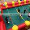 china commercial cheap price inflatable human foosball court game for sale