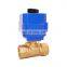CTF001 series mini inlet electric ball  manual control 2-way electric water valve flow control