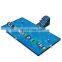 Free Custom Design Blue Wave Water Slide Frame Pool Inflatable Water Play Park Equipment On Land