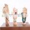 glove jewelry display flexible wood mannequin hand for sale