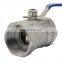 Bundor 316 DN50 ball valve PN16 One-piece ball valve For Water
