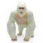 Albino Gorilla Toys King Kong White Realistic Hand Painted Gorilla Ape Wild Model Animal Figurine