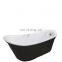 Mini Plastic Portable Bathtub For Adults Soaking Black Massage Bath Tub