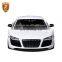 Vehicle Accessories OEM Style Carbon Fiber Front Lip For Audi R8