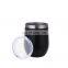 Wholesale Vacuum Double Wall Egg Shape Mug Keep Hot And Cold With Slip Lid Drinking Coffee Mug