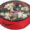 K&B durable christmas wreath storage bag red round christmas wreath storage bag with handle