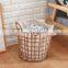 Sale Washable Supplier Indonesia Dark Hampers Handle Large Storage Wood Laundry Basket Bamboo