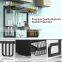 Kitchen Unique Storage Rack Large Capacity Kitchen Accessories Set Metal Kitchen Trolley