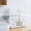 New Kitchen Shelf Double Layers Wholesale Rack Plastic Storage Rack With Chopstick Cage Cutting Board Rack