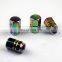 Auto Spare Parts Universal Aluminum Car Tire Air Valve Stem Caps With Brand Logo