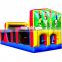 Giant inflatable floating obstacle bouncy castle course