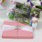 Hight Quality Elegant Silk Wedding Invitation Box with Brooch