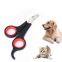 Stainless steel small dog nail clippers pet grooming claw trim scissors