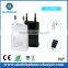 2-port mini universal dual usb charger factory wholesale price with black and white EU & US plug