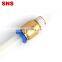 SNS SPOC Series pneumatic one touch push to connect brass quick fitting air hose tube connector round male straight fitting