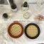 Wholesale INS Retro Nordic Japanese Home Decor Wood Grain Desktop Serving Tray Decorative Rattan Tray