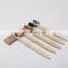 Best selling custom logo natural organic biodegradable ecological bamboo toothbrush