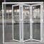 Latest Bifold Aluminium Horizontal Accordion Folding Glass Windows Bi Folding Windows for Balcony