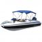 Different Size Aluminum tube 600D boat tent 3 Bow Bimini Top Cover With Rear Support Poles