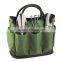 Heavy Duty Green Polyester Folding Tool Pouch Electrician Tool Pouch With 8 Pockets