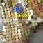 golden metallic sequin fabric cloth supplier | generalmesh