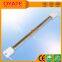 840mm 2500w factory direct quartz infrared lamp half gold heat tubes