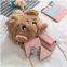 019Children's crossbody bag Cute animal plush bag