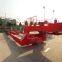Large cargo transport trailer, heavy-duty low flatbed semi-trailer, axle semi-trailer, engineering transport trailer