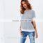 Women OEM service high quality blank t shirt 2016 hot sale women's clothing TS035
