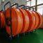 Agricultural drag hose with high conveying efficiency, simple assembly, polyurethane flat hose