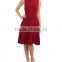 2015 Customized Summer rose seamed girl dress
