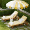 European and American style terrace umbrella pagoda shape parasol garden villa leisure column umbrella courtyard umbrella