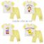 2016 korean style summer kids clothes children print shirt and short pant set baby cotton set