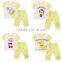 2016 korean style summer kids clothes children print shirt and short pant set baby cotton set