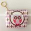 New style 5 inches fashion cute pu Cartoon owls' coin purse