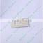 Vogue custom embossed leather label/patches for clothing