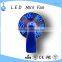 Best price and popular handheld mini led fan with Slogan Message