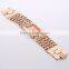 Women's Stainless Steel Band Multi-Chain Rose Gold-Tone Bracelet Watch